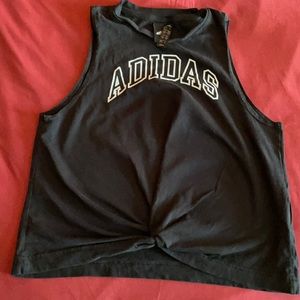 XS adidas crop sleeveless shirt